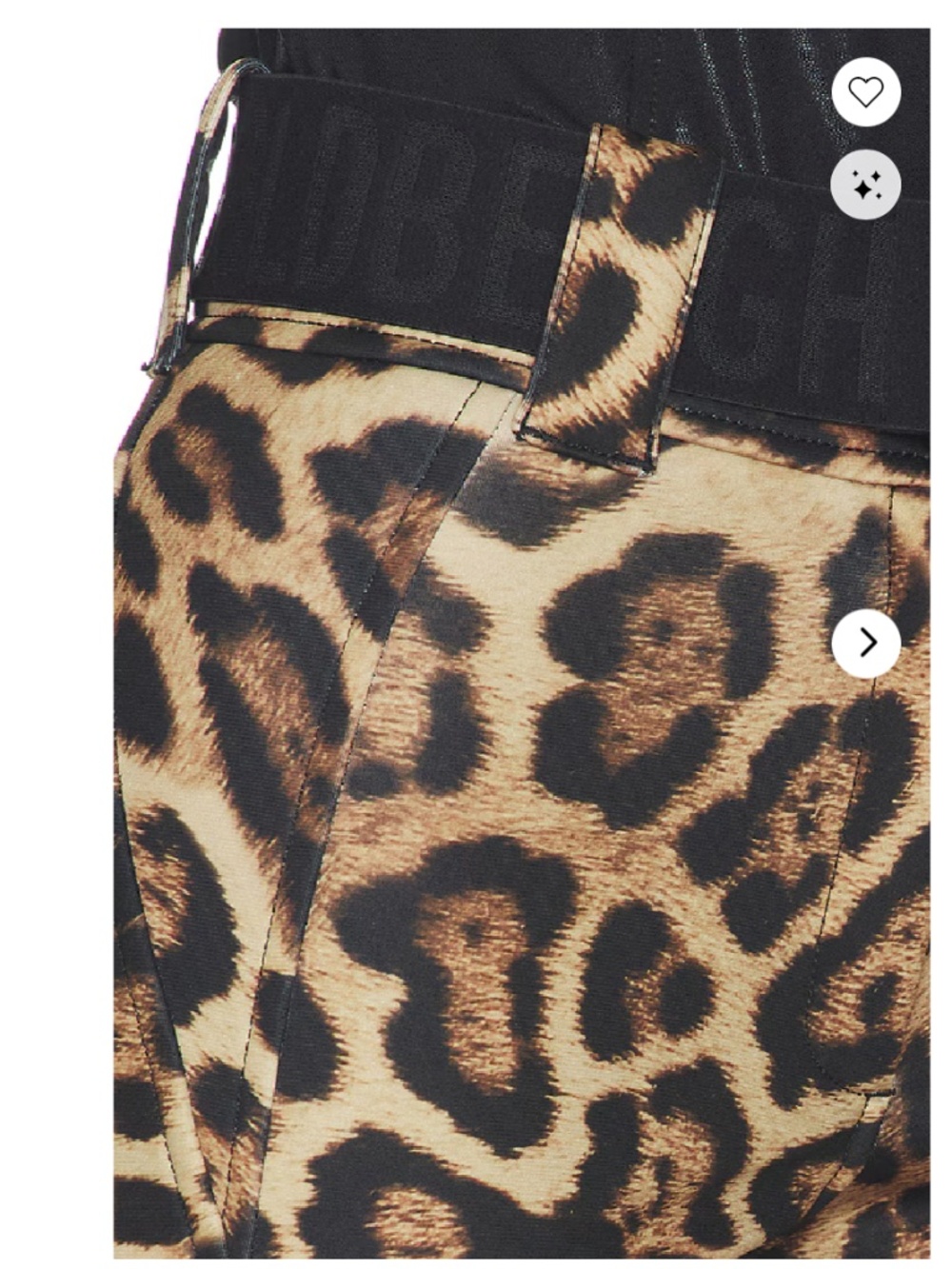 Goldbergh sz US 8 Minou ski pants animal print jaguar brown leopard nwt - Picture 5 of 9
